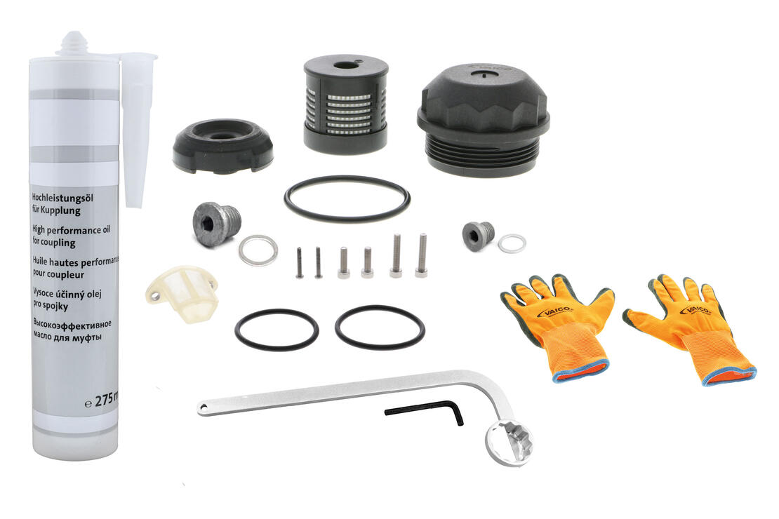VAICO Parts kit, multi-plate clutch oil change (AWD)