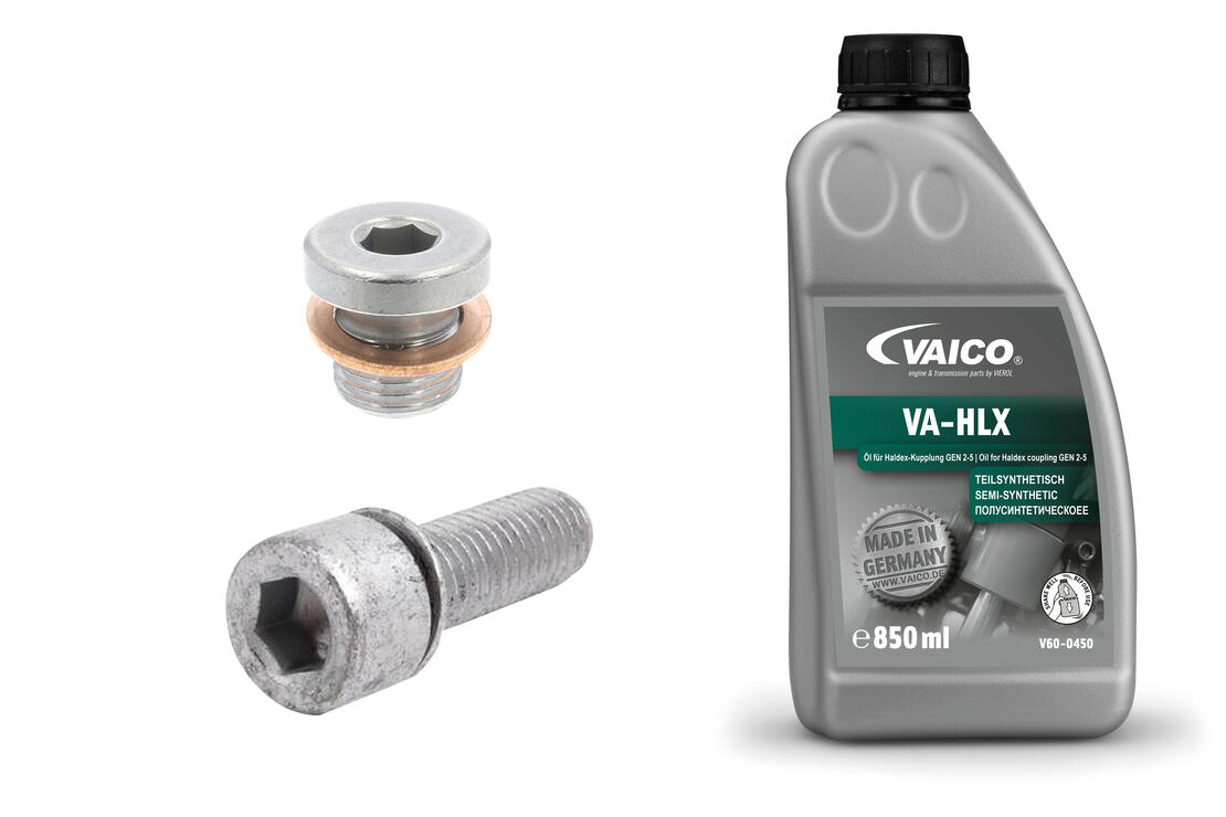 VAICO Teilesatz, Lamellenkupplungs-Ölwechsel (Allradantrieb) 0,85 l