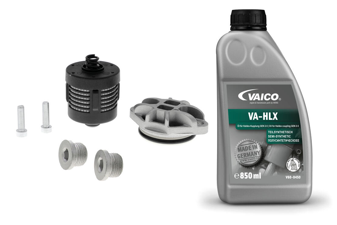 VAICO Teilesatz, Lamellenkupplungs-Ölwechsel (Allradantrieb) 0,85 l